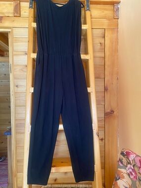 Eileen Fisher Black Sleeveless Jumpsuit